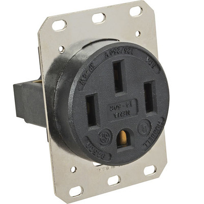 HUBBELL 50A 250V;RECEPTACLE
