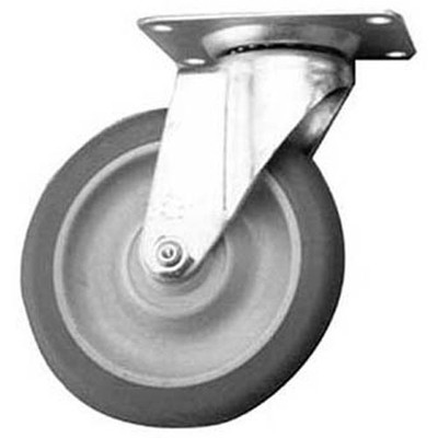 CASTER; PLATE;; 5"; SWIVEL
