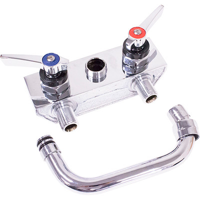 WALL MT 4" FAUCET W/6IN;SPT.
