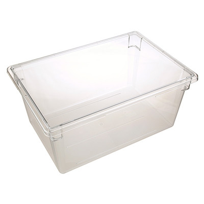 FOOD BOX 18X26X12 -135;POLYCARB CLR