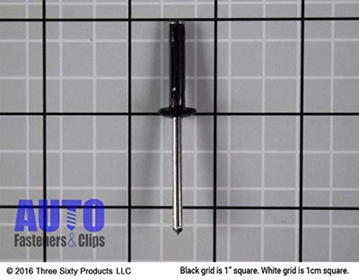 Au-Ve-Co Products Aluminum Rivets 3/16" for Ford/Lincoln 1989 & Up – 25-Pack