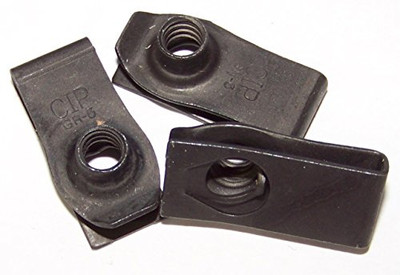 AU-VE-CO PRODUCTS AV10051 50 Qty-1/4-20 Extruded U Nut-for Ford & GM()