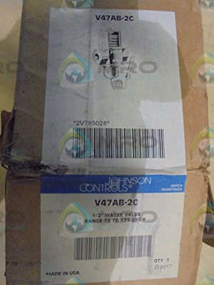 JOHNSON CONTROLS 9510 1/2 TEMPERATURE ACTUATED MODULATING VALVE 75/135F CROSS AMBIENT