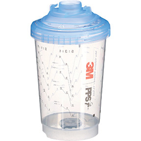 3M PPS SERIES 2.0 VENTED SPRAY CUP KIT 26162, MIDI (13.5 FL OZ, 400ML), 125 MICRON FILTER, 50/KIT