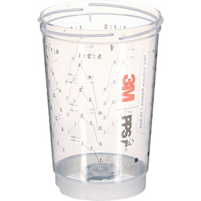 3M PPS SERIES 2.0 VENTED SPRAY CUP 26362, MIDI (13.5 FL OZ, 400 ML), 50 CUPS/PACK