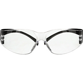 3M SecureFit 100 Series SF101AF-BLK Black Temples Clear Anti-Fog/Anti-Scratch Lens 100 ea/Case