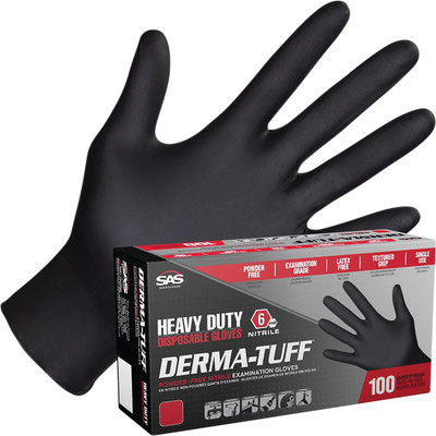 NITRILE GLOVES DERMA TUF F PF 6 MIL XXL