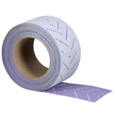 3M Cubitron II Hookit Cl ean Sanding Sheet Roll- � Combines long-lasting triangular shaped grains, multi-hole pattern for superior dust extraction � Ideal for paint removal, rough body filler shaping � Fine feather-edging or final prep before