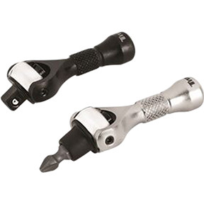2pc 1/4 in Drive Nano Ra chet and Ratcheting Bit