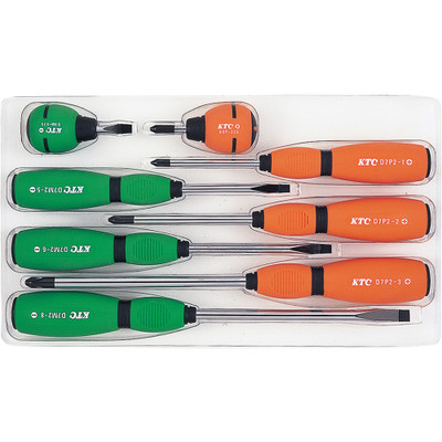 SOFT GRIP SCREWDRIVER SE T (8PCS.)