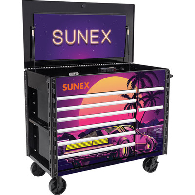 PREMIUM FULL SERVICE POW ERED TOOL CART