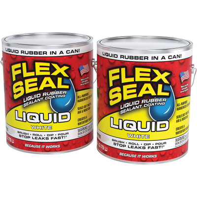 Flex Seal Liquid White 1  Gallon