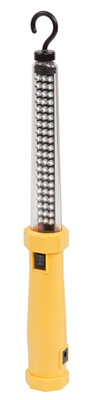 BAYCO LIGHTING BAY-SLR-2166 60 LEDs rated at 230 lumens;  floodlight pattern   Two built-in magnets, & detachable hook   Water, Impact & chemical resistant  Rechargeable Nickel Metal Hydride (NiMH) battery  Includes both AC & DC power supply/charger