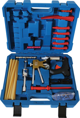 Dent Fix Equipment DTF-DF-DM555UDX Squeeze Puller - massaging action that helps release tension in the metal  The squeezed position holding capabilities allow for a constant pull