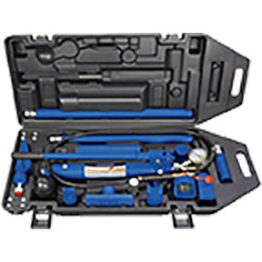 ATD Tools ATD-5810A Sets are portable for easy use in shop or on the road  Designed for pushing, spreading and pressing of vehicle body panels as well as various component parts and assemblies  Patented, custom fitted, rugged blow-molded storage case