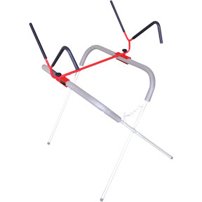 ATD Tools ATD-6573 Holds plastic bumpers during prep or spraying  Universal attachment fits most portable work stands  Adjusts to different work heights  Rubber padded support tubes