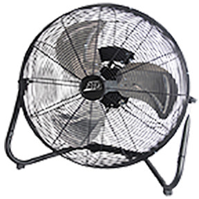ATD Tools ATD-30320A Three speed energy efficient motor   Balanced aluminum 3-blade design provides even airflow and quiet operation   360 degree tilt   Automatic shut-off prevents overheating  5.4ft grounded cord