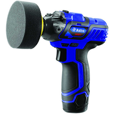 Astro Pneumatic AST-3027 Specifications:  Drive style: Spindle Thread Size - 5/16 x 24T  No-load speed: Low 0-2800/RPM (Polishing speed)  High 0-8300/RPM (High speed polishing or sanding)  Rechargeable battery: 12 volt/1.5 Ah Lithium-ion  Battery