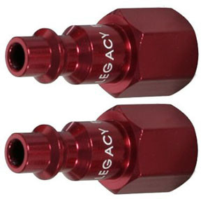 Legacy Manufacturing LEG-A73430D-2PK COLORCONNEX TYPE D, 1/4" RED P