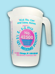E-Z Mix EMX-42500 *10/BX* 2 1/2 MIXING PITCHER