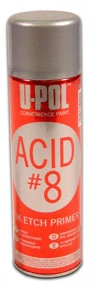 U-POL Products UPL-UP0837 0837 Black ACID#8 Etch Primer - 450ml