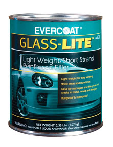 Fibre Glass-Evercoat FIB-638 GLASS-LITE QUART