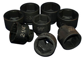 ATD Tools ATD-6401 Advanced Tool Design Model 8 Piece 3/4" Drive 6-Point Standard Impact Add-On Socket Set