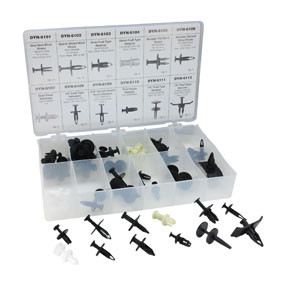 ATD Tools ATD-39356 60-Piece Push-Pin Type Retainer Assortment