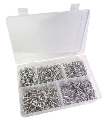 ATD Tools ATD-346 500 Pc. Aluminum Blind Rivet Assortment, 1 Pack