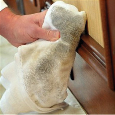 Trimaco TRI-10824 Blue Microfiber Wipers