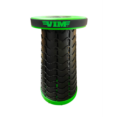 VIM Tools VIM-RDS1G Expandable Seat  Great for shops, races, hiking, fishing, hunting, concerts, etc.  12 adjustable heights, expands up to 17.9  Holds up to 250 lbs