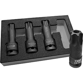 VIM Tools VIM-IMPTX800 T100 has tamper proof hole for many  Specialized applications  Impact rated  Licensed Torx product  Limited Lifetime Warranty