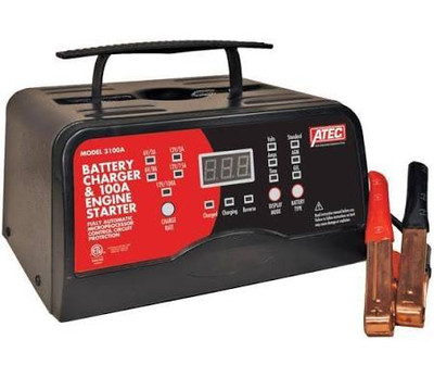 Associated ASO-3100A Equipment 6/12 Volt Full_Rate Portable Smart Charger with 100A Engine Start ()
