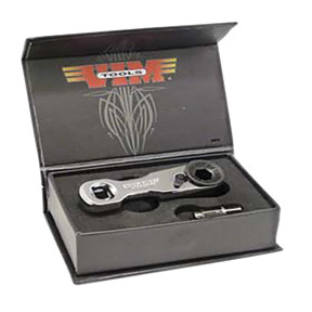VIM Tools VIM-DD3 3 Long Micro Ratchet Drives all 10 MM Hex Bits  Includes removable DD3-1 10mm Hex x 3/8 Sq Dr Hex Adapter  Crow foot, torque adapter  Thumbwheel for finger tip control in tight areas  60 Fine tooth ratchet for high torque