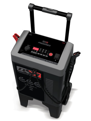 Schumacher SHM-DSR124 Charges standard, AGM and Gel and deep-cycle batteries  300A (6V)/330A (12V)/250A (24V) Engine Start  powerful enough for SUVs, trucks and large engines  30<>80A Boost mode  70A Flash Reprogram mode- Memory Saver mode  