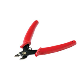 Titan TTN-12445 Use to flush cut small gauge wire, cord, cable ties, & more      Steel spring self-opening action      Heat treated blades      Contoured cushion grip handles      Overall length: 5   Item UPC: 802090124457
