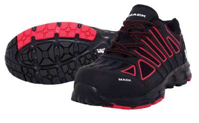 SAS Safety SAS-VISION10 Lightweight athletic safety shoe designed specifically for light industry including warehousing, transport and garbage collectors who clock up big miles on their feet with minimal wear and tear on their footwear   The heat