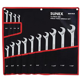 Sunex Tools SUU-9914MA 14 PC ME Angle Head WR Set