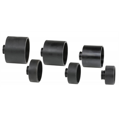 OTC Tools & Equipment OTC-CA6636-HCB Set of 6 connected adapters designed for easier Honda and Acura Control Arm Bushing removal and installation.  Unique adapter sizes and shapes for pressing out Honda and Acura lower control arm bushings.  This set