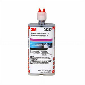 3M Company MMM-8223 ADHESIVE UNIVERSAL BLACK 200 ML CARTRIDES 6/CS