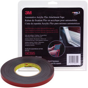 3M Company MMM-6395 ATTACHMENT TAPE ACRYLIC 7/8IN X 20YD BLACK