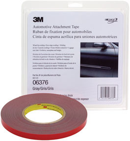 3M Company MMM-6376 ATTACHMENT TAPE 1/4 X 20YD GRAY