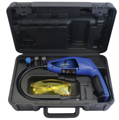 Mastercool MSC-56200 Digital Signal Micro Processor  Visual Leak Level Indicator  Sensitivity Level Adjustment & Reset Function  Variable Frequency Audible Alarm with Mute  Ultra Bright UV/Blue LED Light