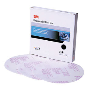 3M Company MMM-1186 SANDING DISC RED HOOKIT 6IN FILM DISC P1000 25PK
