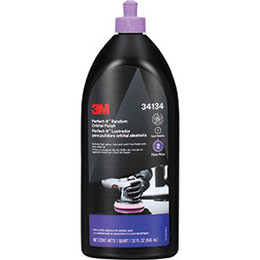 3M Company MMM-34134 Achieve the best possible finish on all paints and clear coats with 3M Perfect-It Random Orbital Polish.   Its advanced abrasives and gloss enhancers create a consistent high-quality finish.   Designed to be used with our 3M