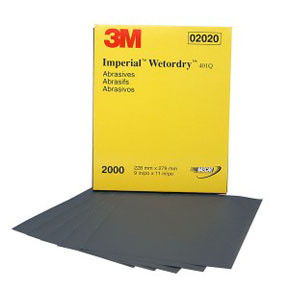 3M Company MMM-2020 ABRASIVE SHEET WETORDRY 9 X 11 2000A 50/SLEEVE
