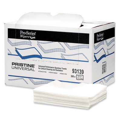 MDI Wipes MDI-93139 Virtually lint-free, solvent resistant, waterborne compatible  Universal performance for critical cleaning tasks  12x17, white, quarterfolded, packaged in reclosable dispenser box (300-count)