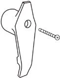 CSI 13499 Handle kit Hdl Ezg Rplcmnt Mn Cht Ts. Dimensions: H: 3.75 W: 1.93 L: 2.43.