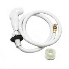 CSI 100107W MOEN Protege White Plastic Side Spray, Universal Replacement, Glacier