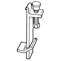 CSI 22747 J-Channel Extension Clamp - 6 Pieces